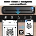 thumbnail image 4 of KVM Wireless Tattoo Thermal Stencil Printer Bluetooth or USB Interface Thermal Paper or Transfer Paper Printing Quick Stencil Printer for Tattoo Artists and Beginners, 4 of 7
