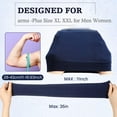 thumbnail image 2 of Plus Size Arm Sleeves UV Sun Protection Tattoo Cover up Compression Cooling Arm Cover Ice Silk Running Sleeves 4Pairs, 2 of 7
