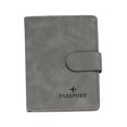 thumbnail image 5 of PU Leather Purse Travel Case Fashion s ID Card Case Durable Cover Holder for Woman and Man grey, 5 of 8