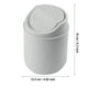thumbnail image 3 of Mini bote de basura con tapa abatible, bote de basura de escritorio, bote de basura para baño, cocina, escritorio, mesa de café, 3 of 4