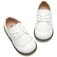 thumbnail image 3 of Boy's Girl's Classic Lace-Up School Uniform Oxford Comfort Dress Shoes Loafer Flats (Toddler/Little Kid), 3 of 6