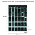 thumbnail image 3 of KEEPJOY 30 Pockets Classroom Pocket Chart Organizer,Black Cell Phones Calculator Holder for Classroom Storage Hanging Wall or Door, 3 of 8