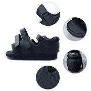 Post Op Shoe - Lightweight Medical Walking Shoes with Adjustable Strap - Orthopedic Recovery Cast Shoe for Post Surgery, Fractured Foot, Injured Toes, Stress Fracture, Sprains - Left or Right Foot