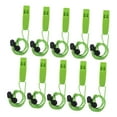 thumbnail image 4 of LOVIVER 10 Pieces Emergency Whistle Safe Whistle for Hiking Hunting Signaling Green, 4 of 8