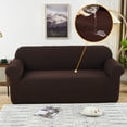 thumbnail image 1 of Stretch Sofa Slipcover Sofa Cover Furniture Protector Couch Soft with Elastic Bottom With Jacquard Fabric Small Checks Couch Covers, 1 of 7