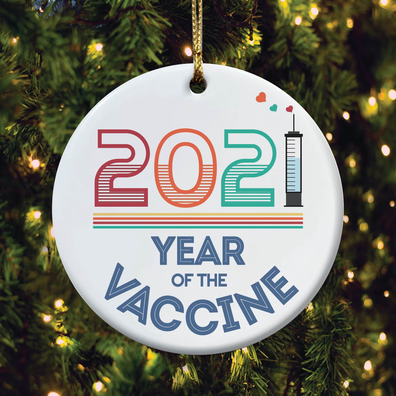 Personalized Planet Assorted Colors Ceramic Decorative Accent Ornament, 2.75"