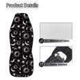 thumbnail image 5 of Jeiento Sun and Moon Automotive Seat Cover Elastic Car Seat Cushion Covers Waterproof Easy to Install Universal Fits Most Cars, SUVs, Trucks, Van, Black, 5 of 7