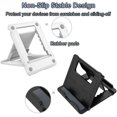 thumbnail image 5 of Soporte portátil para iPhone de 2 piezas, multiángulo, tonyhoney, blanco y negro, 5 of 5