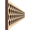 thumbnail image 3 of Ekena Millwork 46 3/8"W x 4"H x 3/8"T Hudson Fretwork Moulding, Birch, 3 of 13