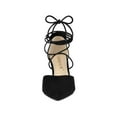 thumbnail image 6 of Unique Bargains Women's Lace Up Pointed Toe Stiletto Heels Pumps, 6 of 7