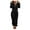 Black-16, variant on REALiKUN Sherpa Jumpsuit Women Women's Fuzzy Pajamas Long Sleeve Adult Cat Onesie Pajamas Winter Rompers Sleepwear Gray XXL