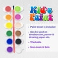 thumbnail image 5 of BAZIC Kids Paint Set 12 Colors 60ml Non-Toxic Vibrant Colors 1-Pack, 5 of 7