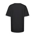thumbnail image 5 of MIXUE Womens Summer Tops Summer Solid Color Casual Fashion Loose Matching Round Neck Short Sleeve Pullover Tshirts Streetwear,Black,XXL, 5 of 5
