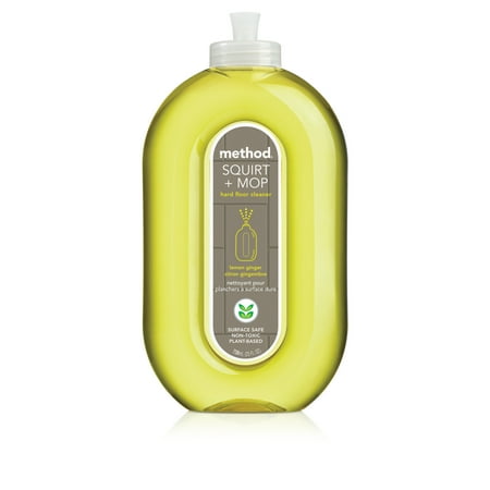 Squirt + Mop Hard Floor Cleaner, 25 Oz Spray Bottle, Lemon Ginger Scent | Bundle of 5 Each