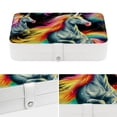 thumbnail image 4 of Unicorn Portable PU Leather Jewelry Organizer Display Case with Removable Compartment, Earring Holder, and Jewelry Stand, 4 of 6