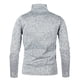 thumbnail image 4 of pstuiky manga larga para hombre, Suéter de manga larga con cuello alto y cremallera de color liso para hombre Tops de hombre xxl, 4 of 4