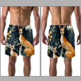 thumbnail image 3 of luoweisi Men's Beach Shorts Quick Dry Swim Trunks with Mesh Lining Kangaroo 2XL, 3 of 5