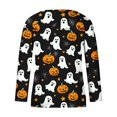 thumbnail image 5 of QUNYINEY Casual Tops for Women Long Sleeve Funny Halloween Shirts Crew Neck Cute Loose Fit Pullover Women's Blouse S-2XL, 5 of 5