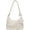 White, variant on Cute Plush Bag with Zipper Closure Women Girl Faux Fur Shoulder Handbag Purse for Autumn and Winter