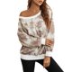 thumbnail image 2 of Gibobby Sudaderas para mujer oferta Suéter de Navidad para mujer cuello redondo manga larga suéter de Navidad casual para Navidad simple(Caqui,M), 2 of 5