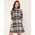 thumbnail image 2 of Moomaya Bishop Sleeves Spread Collar Cotton Dress - Women's Boho A-Line Dress, 2 of 9