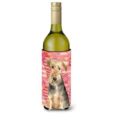 

Love a Welsh Terrier Wine Bottle Beverge Insulator Hugger