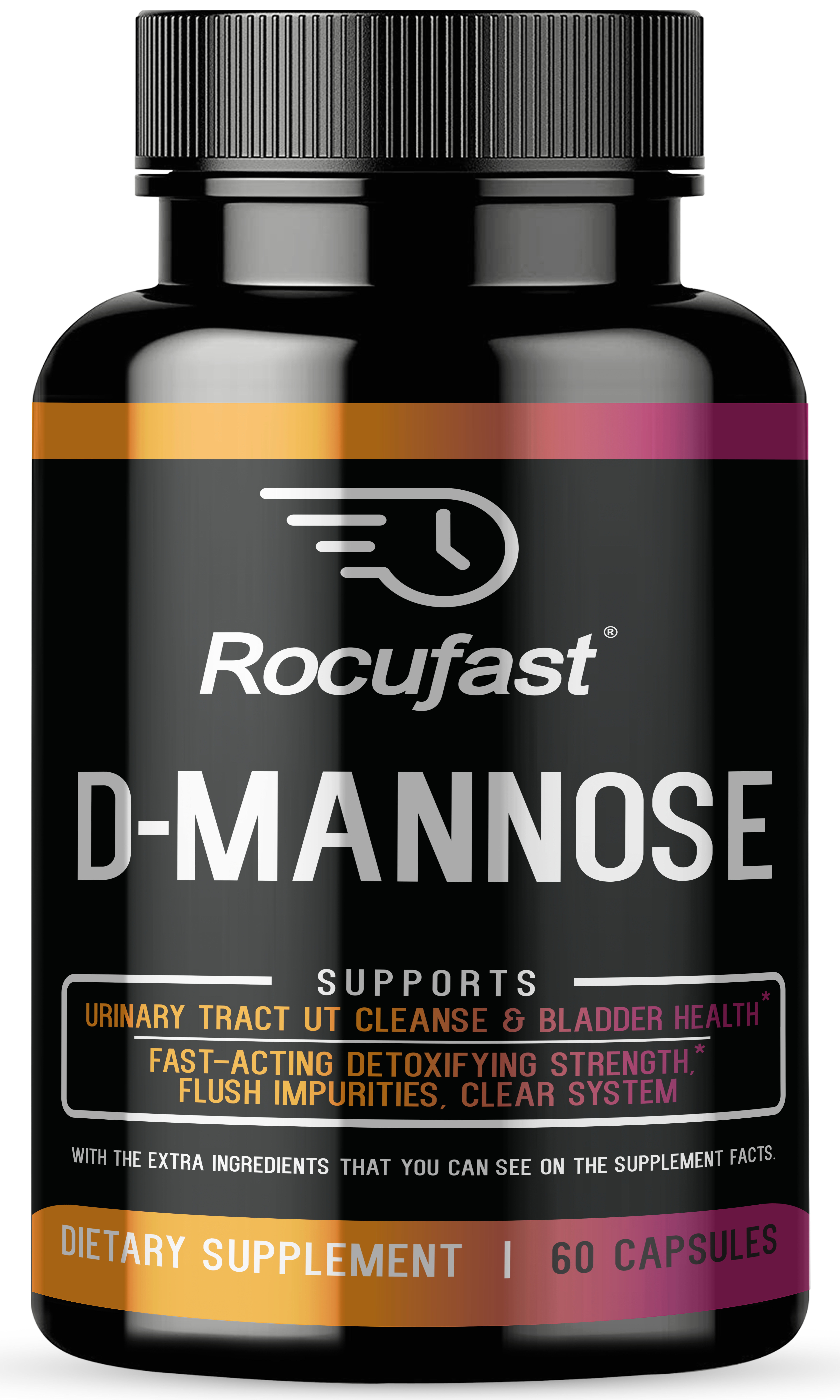 D-Mannose Capsules 1400mg 60 Count - Urinary Tract Health for Women
