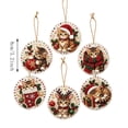 thumbnail image 3 of Christmas DIY Diamond Art Hanging Ornaments, 6-Piece Christmas Craft Kit with Sparkling Tree Pendants for Holiday Home Decor and Handmade Gifts, 3 of 7