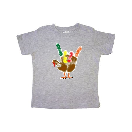 

Inktastic I Love You Colorful Craft Hand Turkey Gift Toddler Boy or Toddler Girl T-Shirt