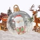thumbnail image 1 of Adornos navideños, adornos navideños, regalos navideños. Bola navideña inflable de 60 cm para exteriores. Bola navideña inflable de PVC. Adornos para árboles de Navidad., 1 of 8
