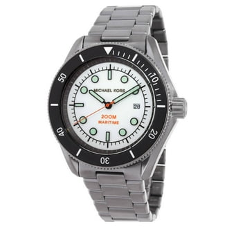 Michael Kors Brecken Chronograph Quartz Crystal Black Dial Men's