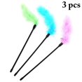 thumbnail image 2 of 3PCS Cat Feather Wand Bell Interactive Funny Kitten Wand Toy Cat Teaser Wand, 2 of 10