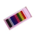 thumbnail image 2 of Pestañas coloridas, exquisitas, suaves, cómodas, ligeras, de colores, pestañas postizas, pestañas postizas, 0,07D, 14mm, 2 of 8