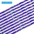 thumbnail image 3 of Uxcell 8 mm Briolette Rondelle Glass Beads, Small Round Faceted Crystal Bead, Dark Blue 10Pack, 3 of 5