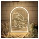 thumbnail image 1 of Letrero De Neón LED Cheers To Love, Luz Blanca Cálida, Decoración Alimentada Por USB Para Bodas Y Fiestas Aniversario, 30cmx38cm, 1 of 8
