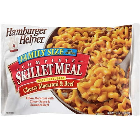 Hamburger Helper: Cheesy Macaroni & Beef Complete Skillet Meal, 32 oz