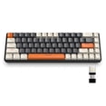 thumbnail image 1 of Teclado mecanico MAGIC REFINER K68 inalambrico Bluetooth 2.4GHz 68 teclas switch azul, 1 of 5