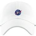 thumbnail image 3 of Spaceship White Dad Hat Baseball Cap Polo Style Adjustable NASA Galaxy Alien UFO Face ET E.T. Saucer Rocket Planets Earth Mars Moon, 3 of 4