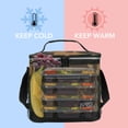 thumbnail image 3 of Tirrinia Thermal Lunch Box for Men Women, 10L Large Insulated Lunch Bag for Kids Adults Lunch Cooler Tote Boys Girls School Work, Camo, 3 of 8