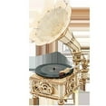 thumbnail image 4 of Lishi Wooden DIY Record Player Gramophone Phonograph Craft Kit for Adults, 4 of 5