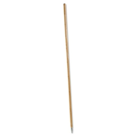 Boardwalk Metal Tip Threaded Hardwood Broom Handle, 1 1/8 dia x 60, Natural (Best Broom For Sweeping Hardwood Floors)