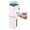 white liquid, variant on DODO MEKIA  Automatic Foaming Soap Dispenser, 400ml//13.53oz Rechargeable, Adjustable Foam Levels, IPX5 Waterproof, Touchless & Wall/Tabletop Use for Kitchen Bathroom,