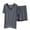 Gray, variant on Pajamas for Women Set,Women's Pajamas,Women's Short Sleeve Pajama Sets with Pockets Casual Round Neck 2 Piece Lounge Sets Gray M