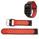 thumbnail image 5 of Pulsera De Reloj De Silicona, Correas De Reloj De Silicona Regalos Perfectos Diseño Contratado Con Orificios De Aire Para Amazfit GTS 3 Para Amazfit Bip S Cergrey negro rojo, 5 of 8
