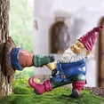 thumbnail image 3 of Figuras De Gnomos De Resina Divertidas, Gnomo Adhesivo Creativo Para Jardín, Decoración De Jardín, Estatua, Decoración De Gnomo, Figuritas Decorativas Para El Hogar Yuarrent HA037157-00, 3 of 6