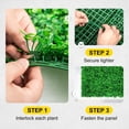 thumbnail image 5 of Artificial Boxwood Panel UV 6pcs Boxwood Hedge Wall Panels, Artificial Grass Backdrop Wall 20" X 20" 4 cm Green Grass Wall, Fake Hedge for Decor Privacy Fence Indoor, Outdoor Garden Backyard, 5 of 6