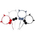 thumbnail image 4 of Cartoon Devil Shape Stereo Headphone with Microphone Phone/Computer Headset, 4 of 7