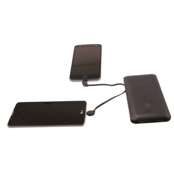 Charger 10000mAh Power Bank for Motorola One 5G - Backup Battery Portable USB Port Built-in Adapters AC Plug Slim J2Z Compatible With Motorola One 5G