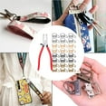 thumbnail image 3 of PENGXIANG Alloy Key Fob Hardware Firm Keychain Hardware Hard Key Fob Plier Hardware Pliers with Tail Clips Exquisite Key Chain Making Hardware for Indoor Outdoor Keychain, 3 of 9