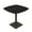 Black Cypress w/Black Base, variant on 45" Small Boat Bistro Height Table Double Metal Base Bar Table